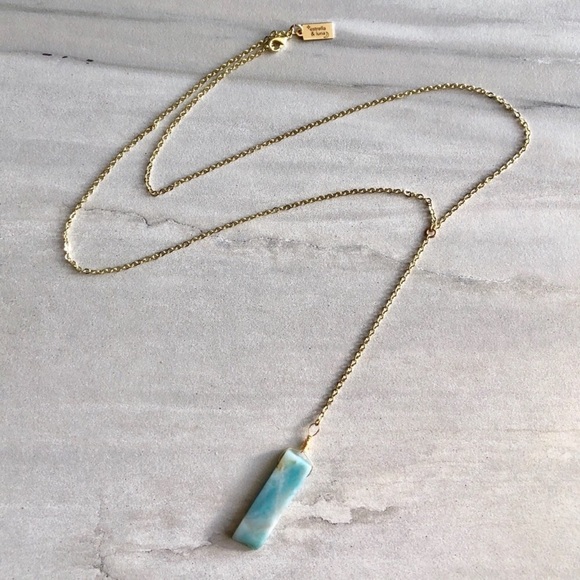 ❗️LAST❗️Amazonite Boho Lariat Necklace - Picture 4 of 7